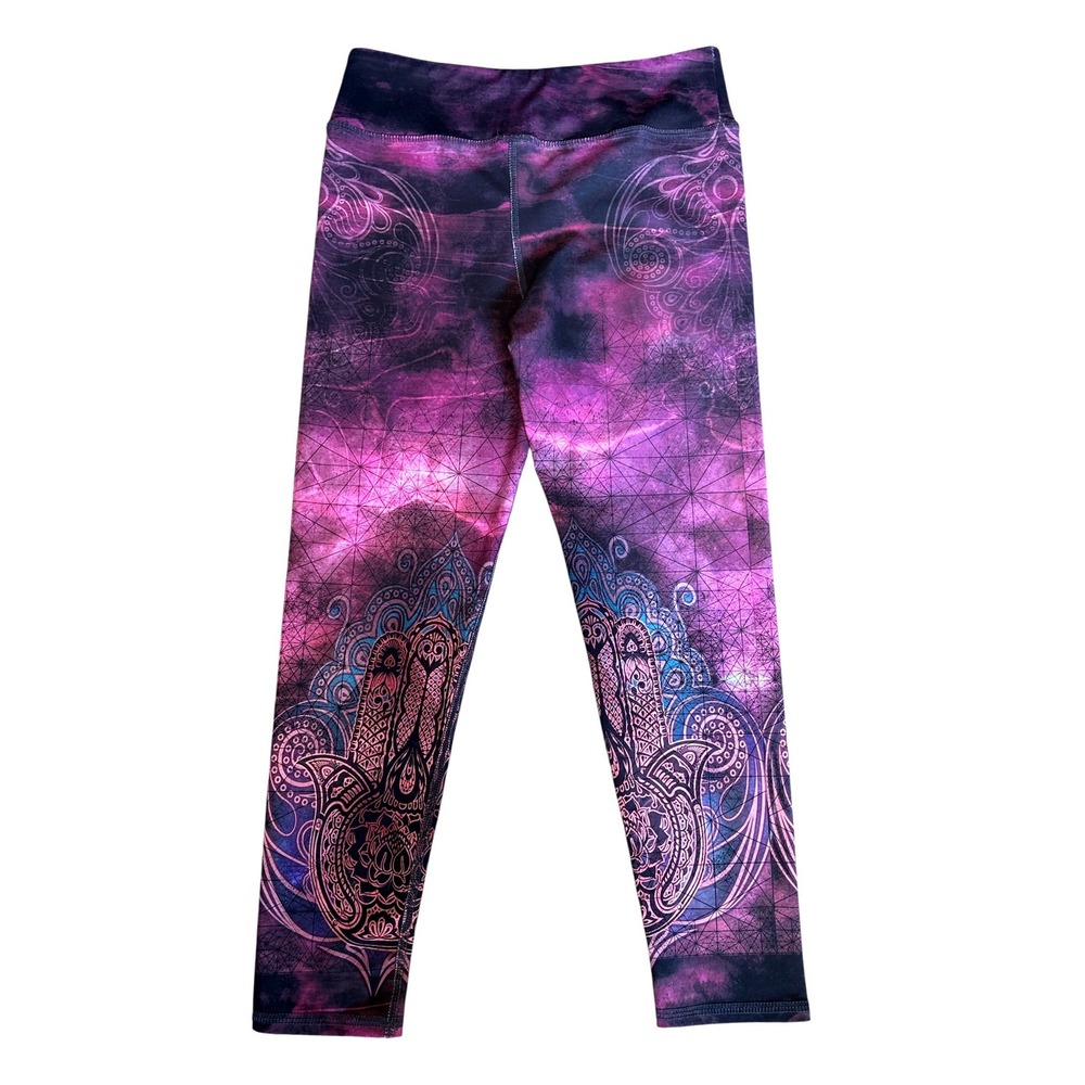 Evolution & Creation Sacred Projection High Waist Yoga Leggings, Medium, Gym - Picture 2 of 5